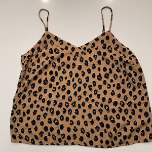 2/$10 Cami- A New Day Leopard Print camisole